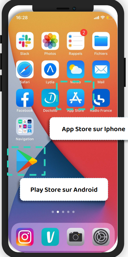 Ouvrir le magasin d'applications
